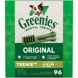 Greenies Original Teenie Natural Dental Dog Treats, Teenie, 27 oz. Pack (96 Count)