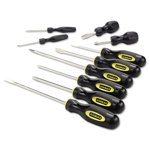 STANLEY 60-100 10-piece Standard Fluted Screwdriver Set