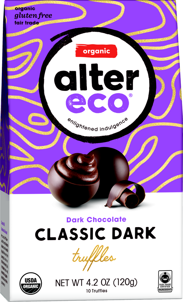 Alter Eco – Classic Dark Organic Chocolate Truffles, 10 Ct.