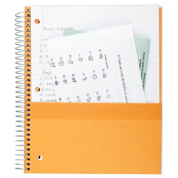 Five Star 5 Subject College Ruled Wirebound Notebook, 11″ x 8 1/2″, Color Choice Will Vary