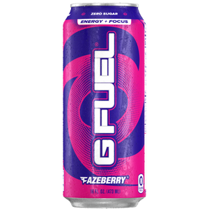 (12 Cans) G Fuel FaZeberry, Sugar Free Energy Drink, 16 fl oz