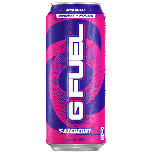 (12 Cans) G Fuel FaZeberry, Sugar Free Energy Drink, 16 fl oz
