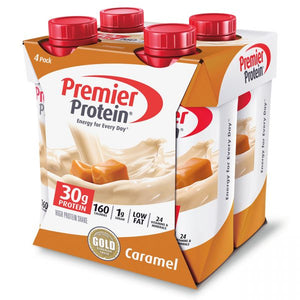 Premier Protein Shake, Caramel, 30g Protein, 11 Fl Oz, 4 Ct
