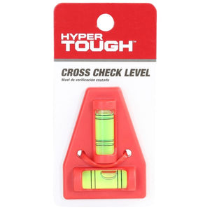 Hyper Tough 2-Vial Cross Check T-Type Bubble Level